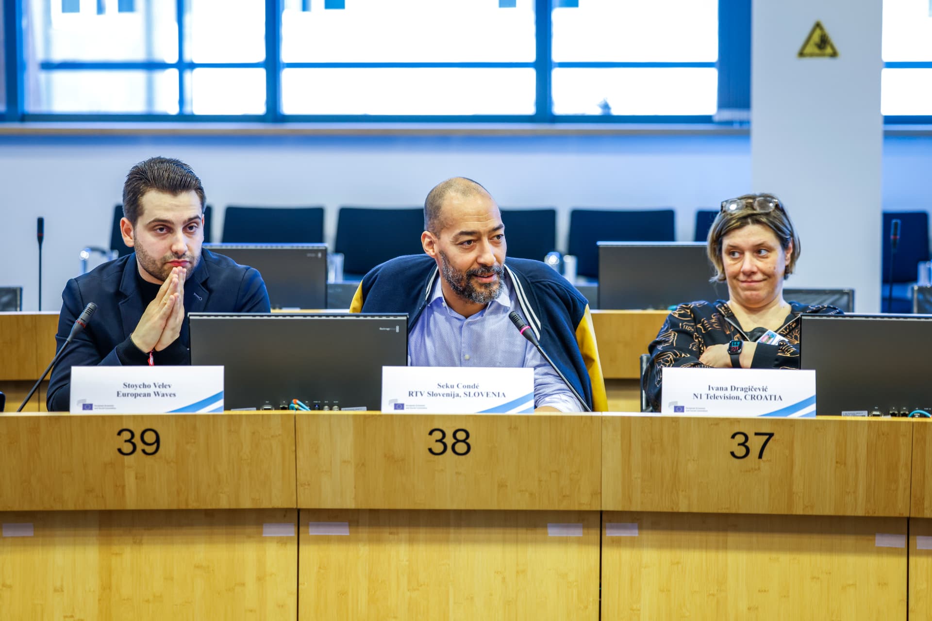 Seku M. Condé med mednarodno panelno razpravo